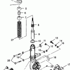 XPLORER 300 - W98CC28C Front strut xplorer 300 w98cc28c