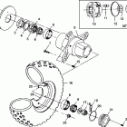 XPLORER 400L - W98CC38C Front wheel xplorer 400l w98cc38c