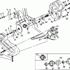 MAGNUM 4X4 NORWEGIAN -  N98AC42D Gearcase / brake and chain cover mounting