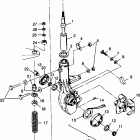 XPLORER 400L - W98CC38C Front strut xplorer 400l w98cc38c