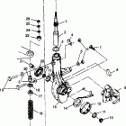 SCRAMBLER 500 - W98BC50A Передняя стойка