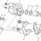 BIG BOSS 500 6X6 - W98AE50A Middle axle brake