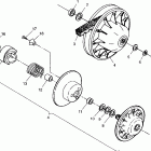 XPLORER 400L - W98CC38C Driven clutch xplorer 400l w98cc38c