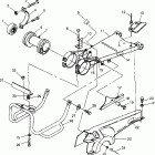 BIG BOSS 500 6X6 - W98AE50A Swing arm / guard mounting