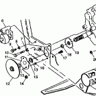 XPRESS 300 - W98CA28C Gearcase / brake and chain cover mounting xpress 300 w98...