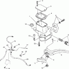SCRAMBLER 400 - W98BC38C Controls-master cylinder / brake line scrambler 400 w98b...