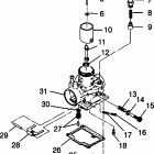 XPLORER 400L - W98CC38C Carburetor xplorer 400l w98cc38c