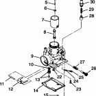 XPRESS 300 - W98CA28C Carburetor xpress 300 w98ca28c