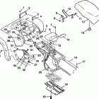 XPLORER 400L - W98CC38C Rear cab and seat xplorer 400l w98cc38c