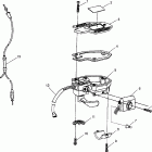 BIG BOSS 500 6X6 - W98AE50A Трост дроселя