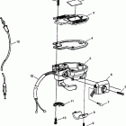 SCRAMBLER 500 - W98BC50A Трост дроселя