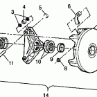 XPLORER 300 - W98CC28C Drive clutch xplorer 300 w98cc28c
