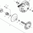 XPLORER 300 - W98CC28C Driven clutch xplorer 300 w98cc28c