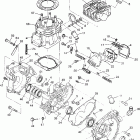 SCRAMBLER 400 - W98BC38C Картер и блок цилиндр