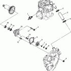 XPLORER 400L - W98CC38C Water pump xplorer 400l w98cc38c