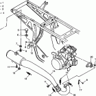 XPLORER 400L - W98CC38C Exhaust system xplorer 400l w98cc38c