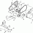 XPLORER 400L - W98CC38C Clutch cover xplorer 400l w98cc38c