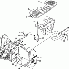 XPLORER 400L - W98CC38C Front rack and bumper mounting xplorer 400l w98cc38c