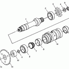 XPLORER 400L - W98CC38C Center tightener xplorer 400l w98cc38c