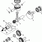 SCRAMBLER 500 - W98BC50A Коленвал и поршни