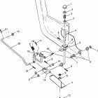BIG BOSS 500 6X6 - W98AE50A Foot pedal and parking brake