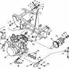 XPLORER 400L - W98CC38C Engine mounting xplorer 400l w98cc38c