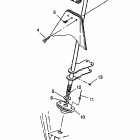 XPLORER 400L - W98CC38C Steering post xplorer 400l w98cc38c