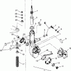 SCRAMBLER 500 - W97BC50A Front strut  scrambler 500 w97bc50a