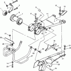 BIG BOSS 6x6 400L - N97AE38D Swing arm / guard mounting big boss 6x6 400l w97ae38a
