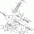 SCRAMBLER 500 - W97BC50A Swing arm / shock mounting  scrambler 500 w97bc50a
