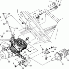 TRAIL BLAZER - W97BA25C Engine mounting (blazer) trail blazer w97ba25c