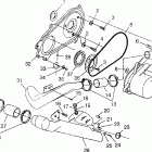 BIG BOSS 6x6 400L - N97AE38D Clutch cover big boss 6x6 400l w97ae38a