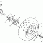 MAGNUM 2X4 - W97AA42A Front wheel magnum 2x4 w97aa42a