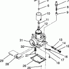 BIG BOSS 6x6 400L - N97AE38D Carburetor big boss 6x6 400l w97ae38a