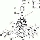 TRAIL BLAZER - W97BA25C Carburetor (blazer) trail blazer w97ba25c
