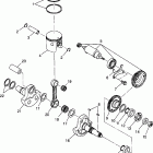 BIG BOSS 6x6 400L - N97AE38D Piston and crankshaft big boss 6x6 400l w97ae38a
