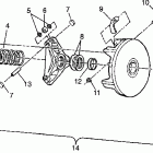 XPRESS 300 - W97CA28C Drive clutch xpress 300 w97ca28c and  xpress 400l w97ca3...