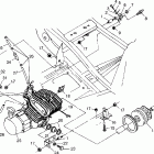 XPLORER 300 - W97CC28C Engine mounting xplorer 300 w97cc28c