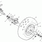 TRAIL BLAZER - W97BA25C Front wheel sport 400l w97ba38c and trail blazer w97ba25...