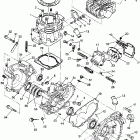 XPLORER 400L - W97CC38C Crankcase and cylinder xplorer 400l w97cc38c