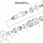 XPLORER 300 - W97CC28C Center tightener (after 3 / 17 / 97) xplorer 300 w97cc28...