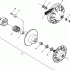 SCRAMBLER 500 - W97BC50A Driven clutch  scrambler 500 w97bc50a