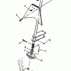 SCRAMBER 400L - W97BC38C Steering post scrambler 400l w97bc38c