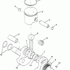 TRAIL BLAZER - W97BA25C Piston and crankshaft (blazer) trail blazer w97ba25c