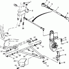 SCRAMBER 400L - W97BC38C A-arm / strut mounting scrambler 400l w97bc38c