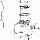 SCRAMBER 400L - W97BC38C Трост дроселя