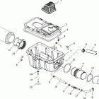 SCRAMBLER 500 - W97BC50A Air box  scrambler 500 w97bc50a