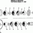 BIG BOSS 6x6 400L - N97AE38D Center tightener  big boss 6x6 400l w97ae38a