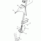 SCRAMBLER 500 - W97BC50A Steering post  scrambler 500 w97bc50a