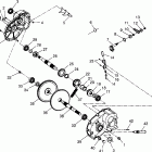SCRAMBLER 500 - W97BC50A Gearcase  scrambler 500 w97bc50a